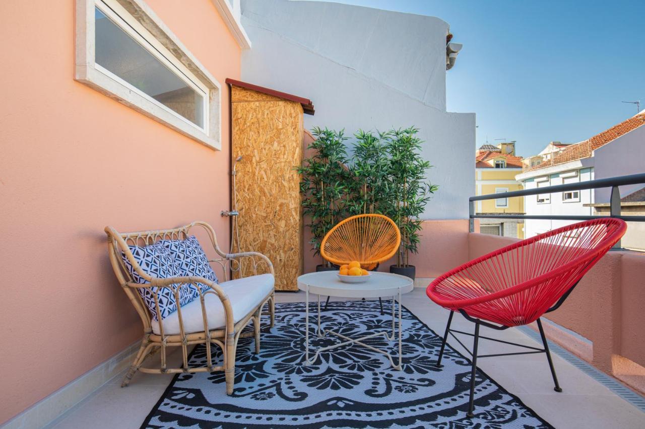 Lovelystay - Sunny 1Bdr Apartment W/Terrace Lisboa Extérieur photo