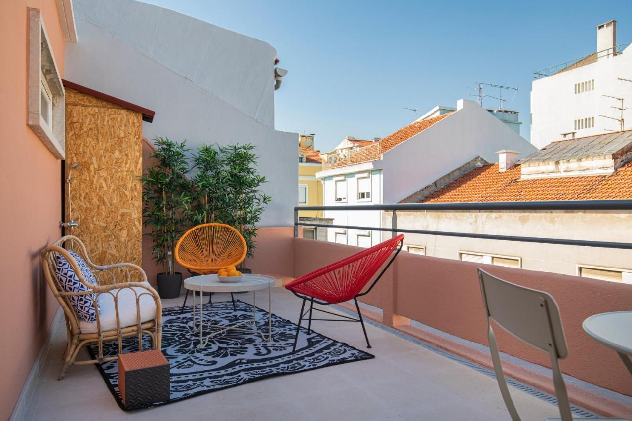 Lovelystay - Sunny 1Bdr Apartment W/Terrace Lisboa Extérieur photo