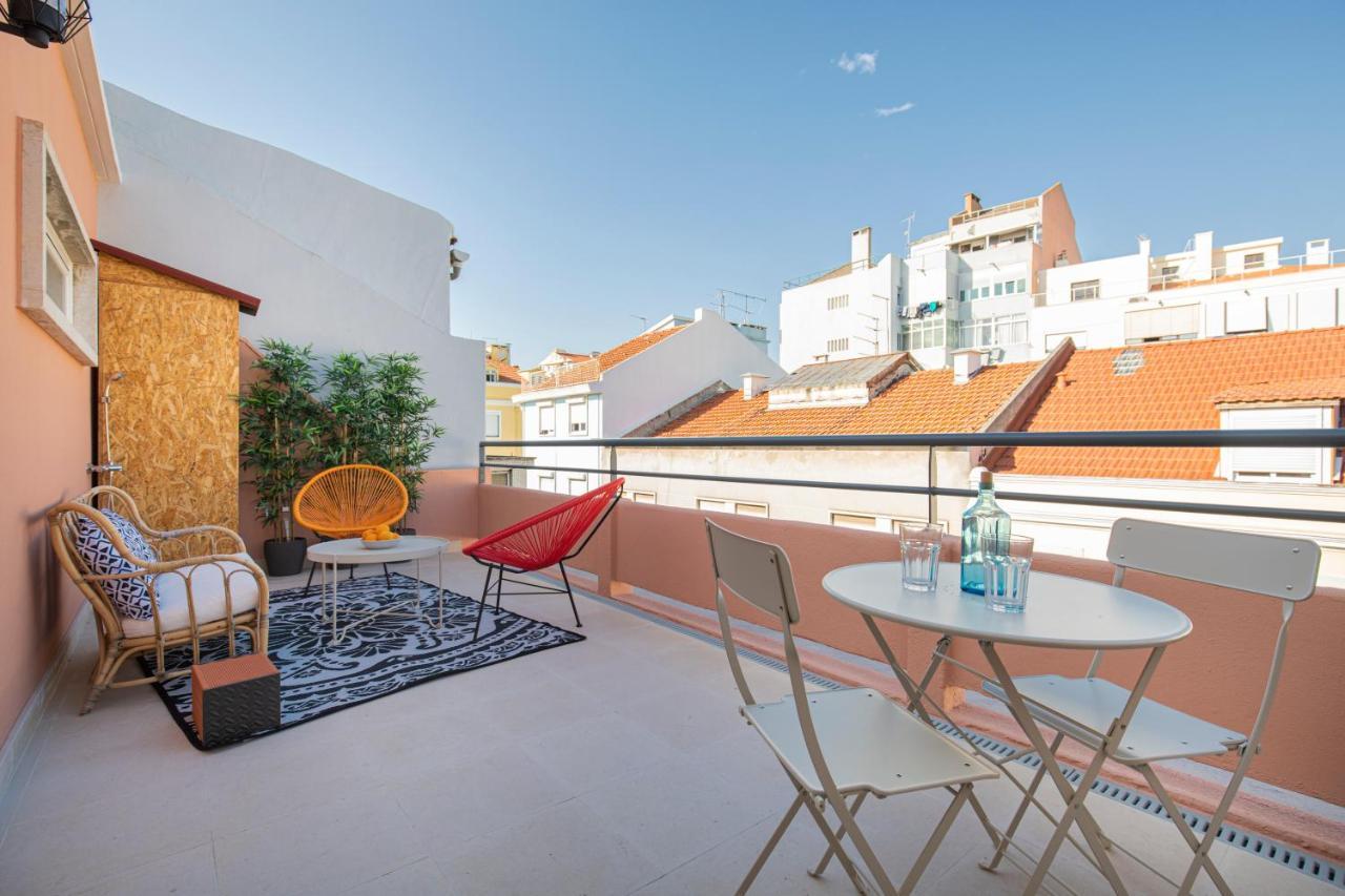Lovelystay - Sunny 1Bdr Apartment W/Terrace Lisboa Extérieur photo